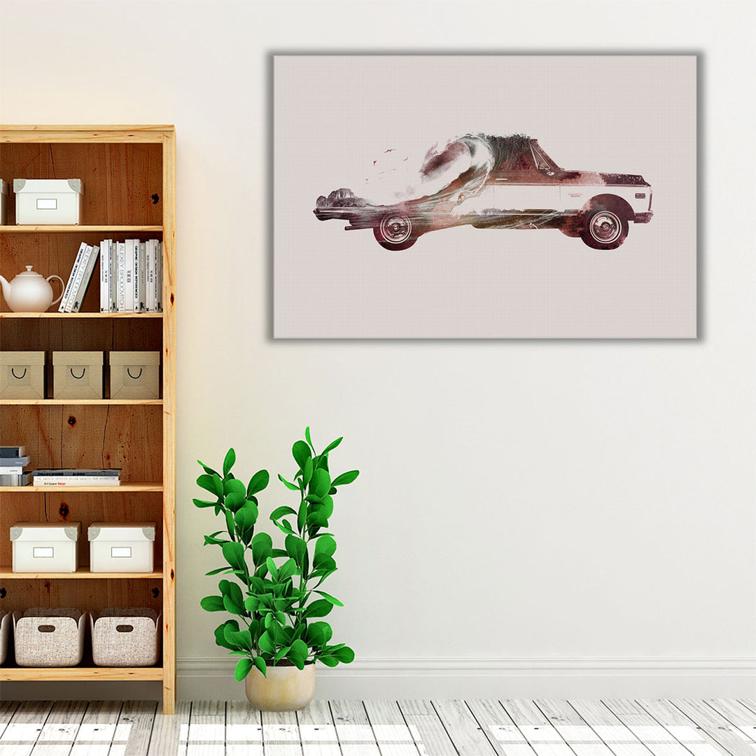 Drive Me Back Home 3 - Canvas Print Wall Art