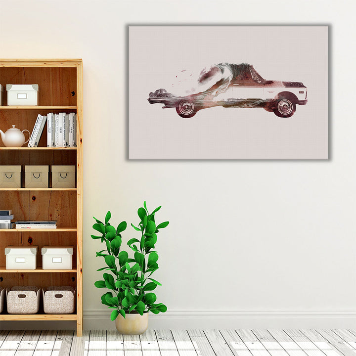 Drive Me Back Home 3 - Canvas Print Wall Art