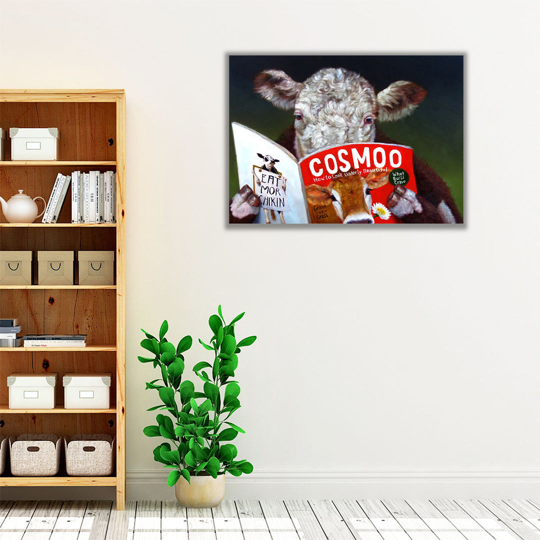 Cow Tips - Canvas Print Wall Art