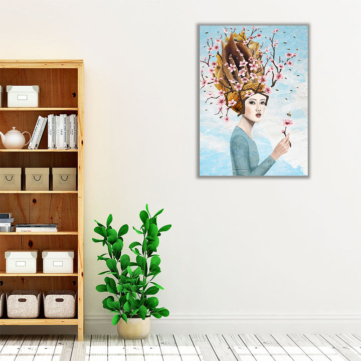 Bee Lady - Canvas Print Wall Art