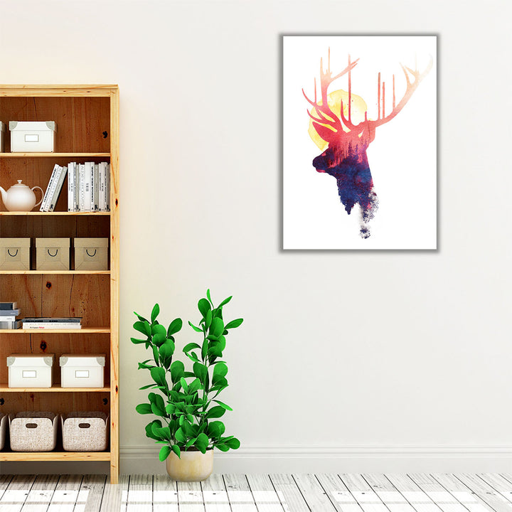 The Burning Sun - Canvas Print Wall Art