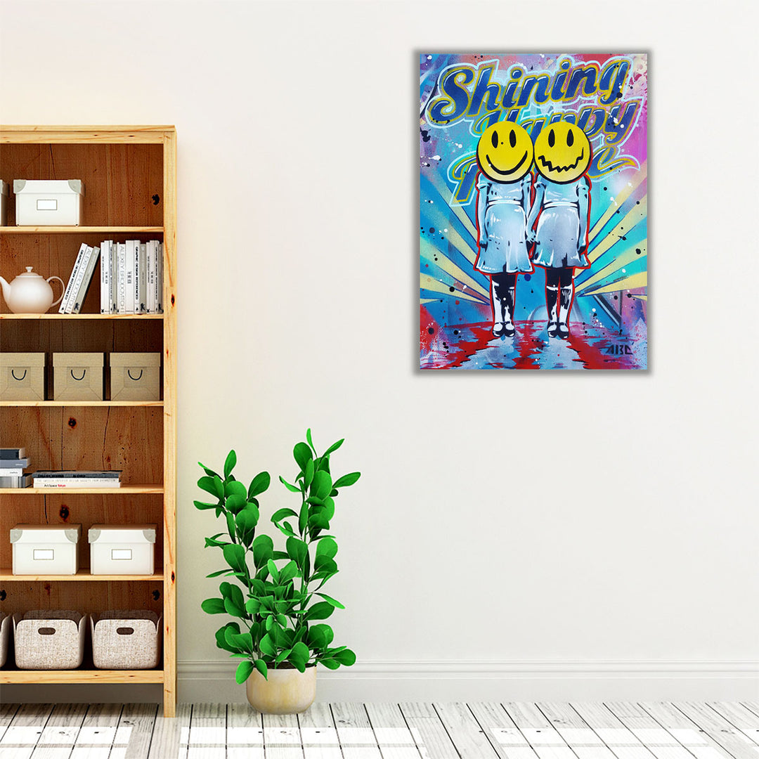 Shining Happy People - Canvas Print Wall Art