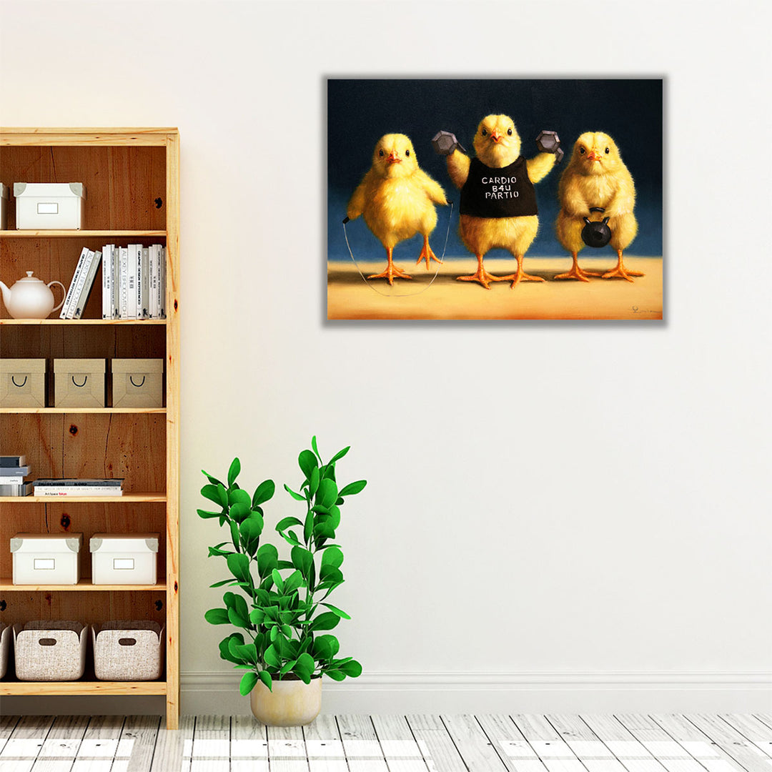Cardio Chicks - Canvas Print Wall Art