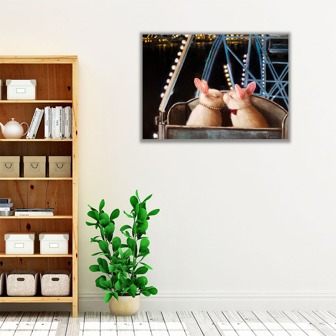 First Kiss - Canvas Print Wall Art