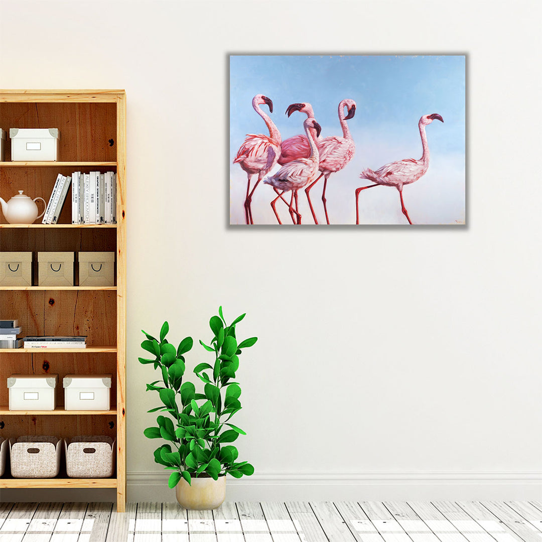 Pink Ladies - Canvas Print Wall Art