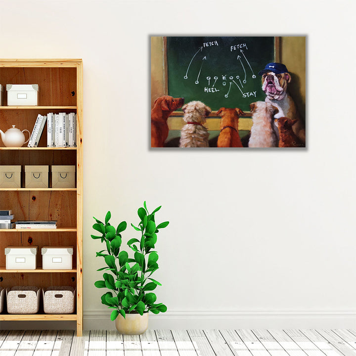 Game Plan - Canvas Print Wall Art
