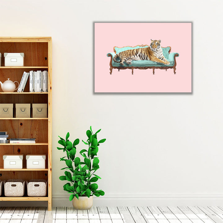Lazy Tiger - Canvas Print Wall Art