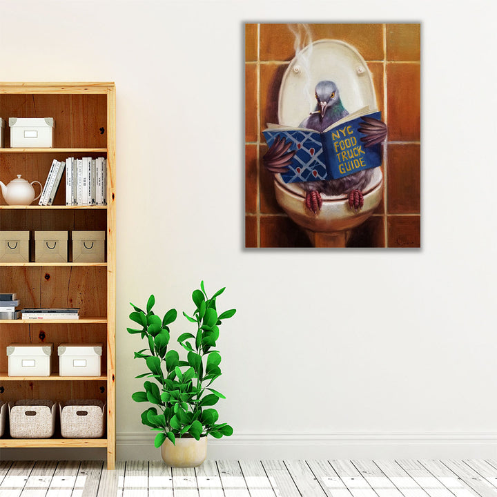 Stool Pigeon - Canvas Print Wall Art