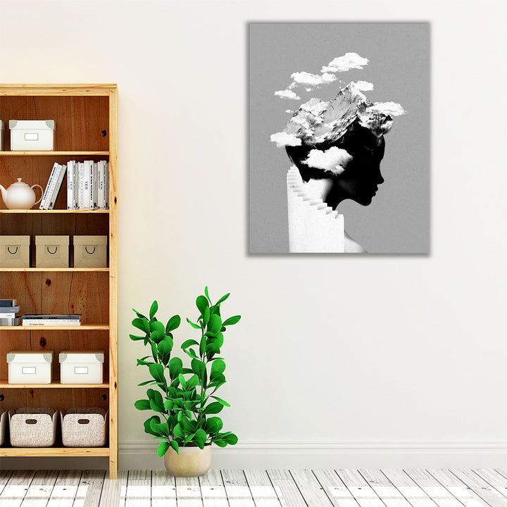 Its a Cloudy Day - Canvas Print Wall Art