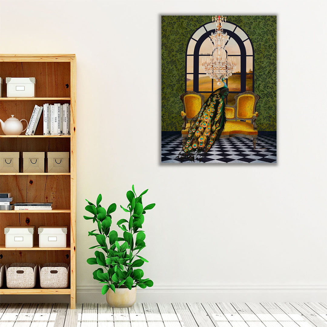 Peacock Extravaganza- Canvas Print Wall Art
