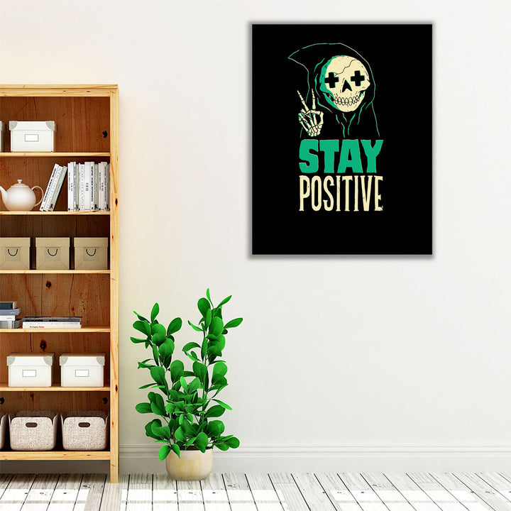 Stay Positive - Canvas Print Wall Art