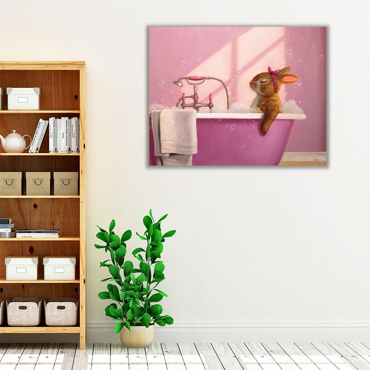 The Bubble Bath - Canvas Print Wall Art
