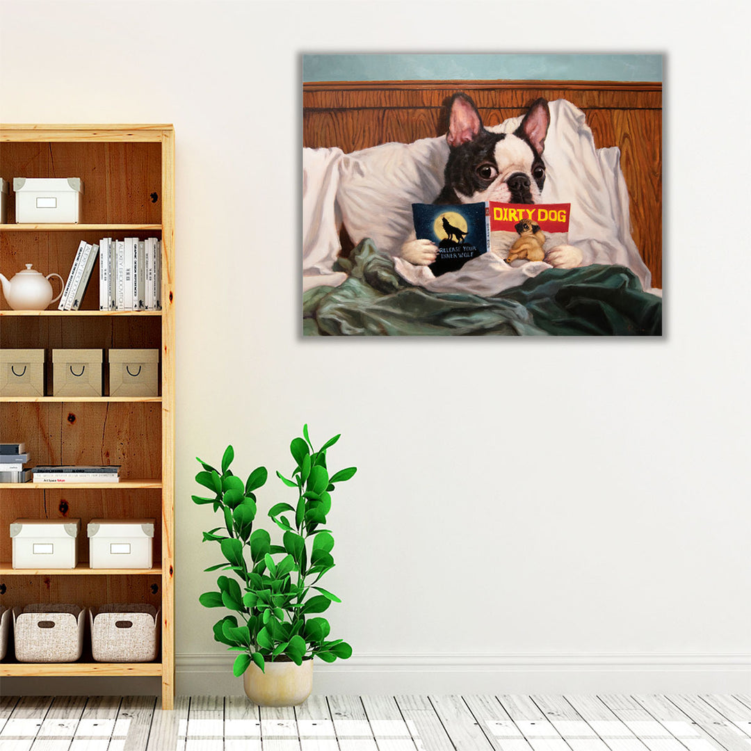 Dirty Dog - Canvas Print Wall Art