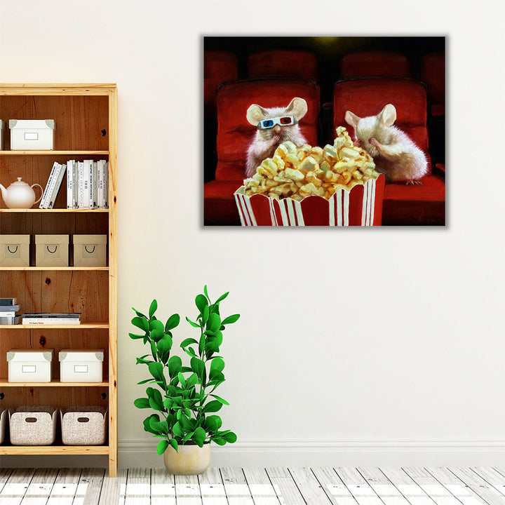 Movie Night 2 - Canvas Print Wall Art