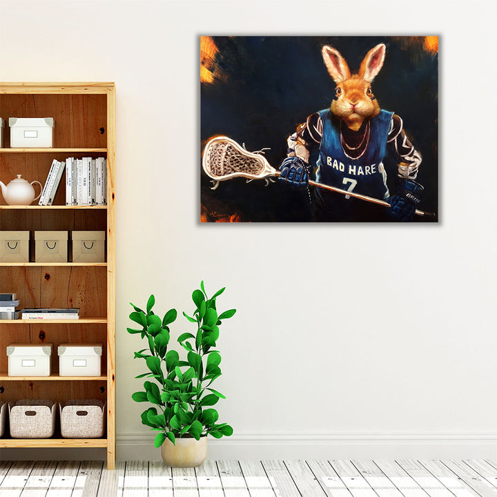 Game Face No. 2 - Canvas Print Wall Art
