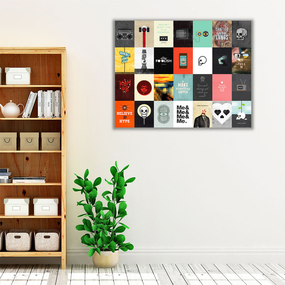 Music Technology Media - Canvas Print Wall Art