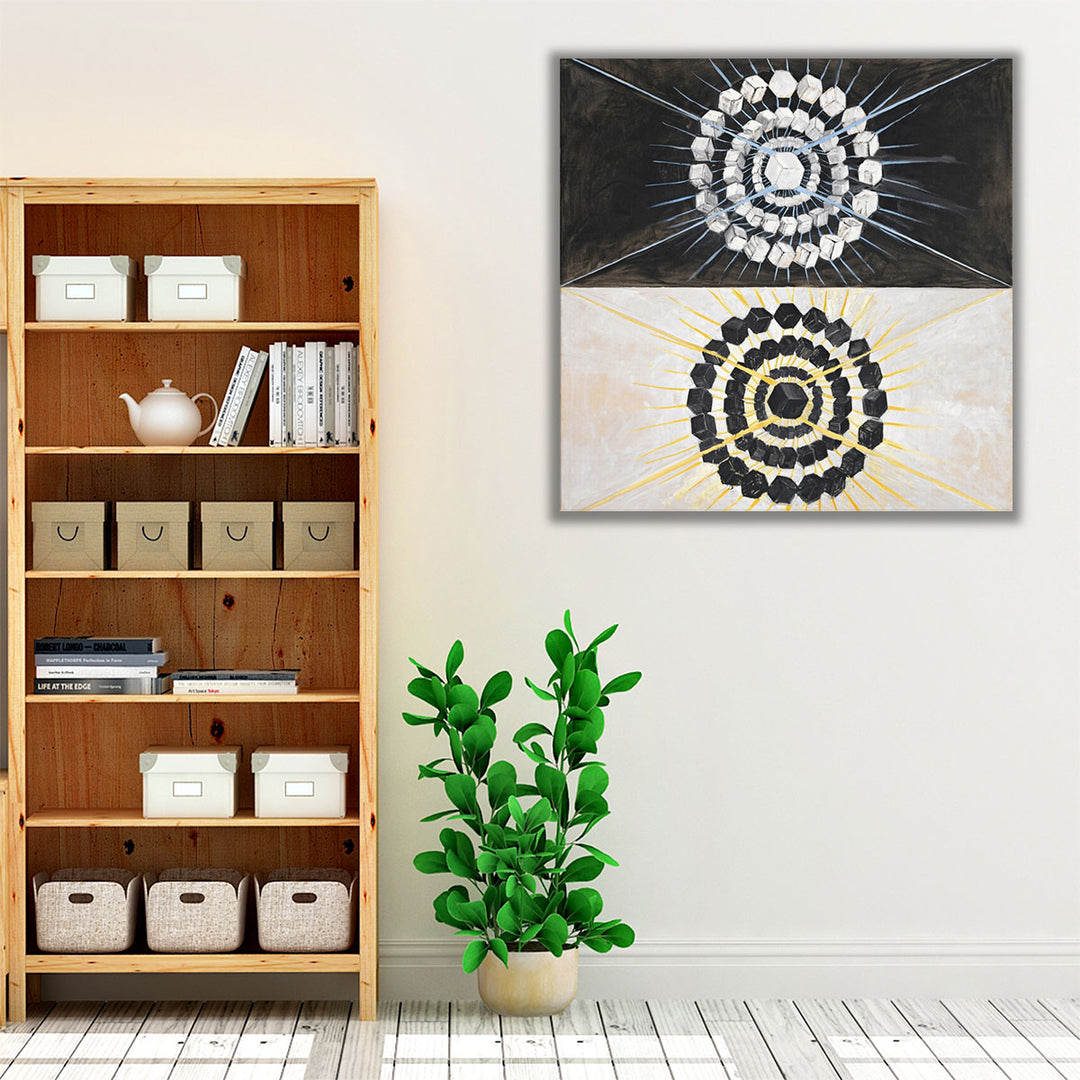 contemporary wall art – black white contrast
