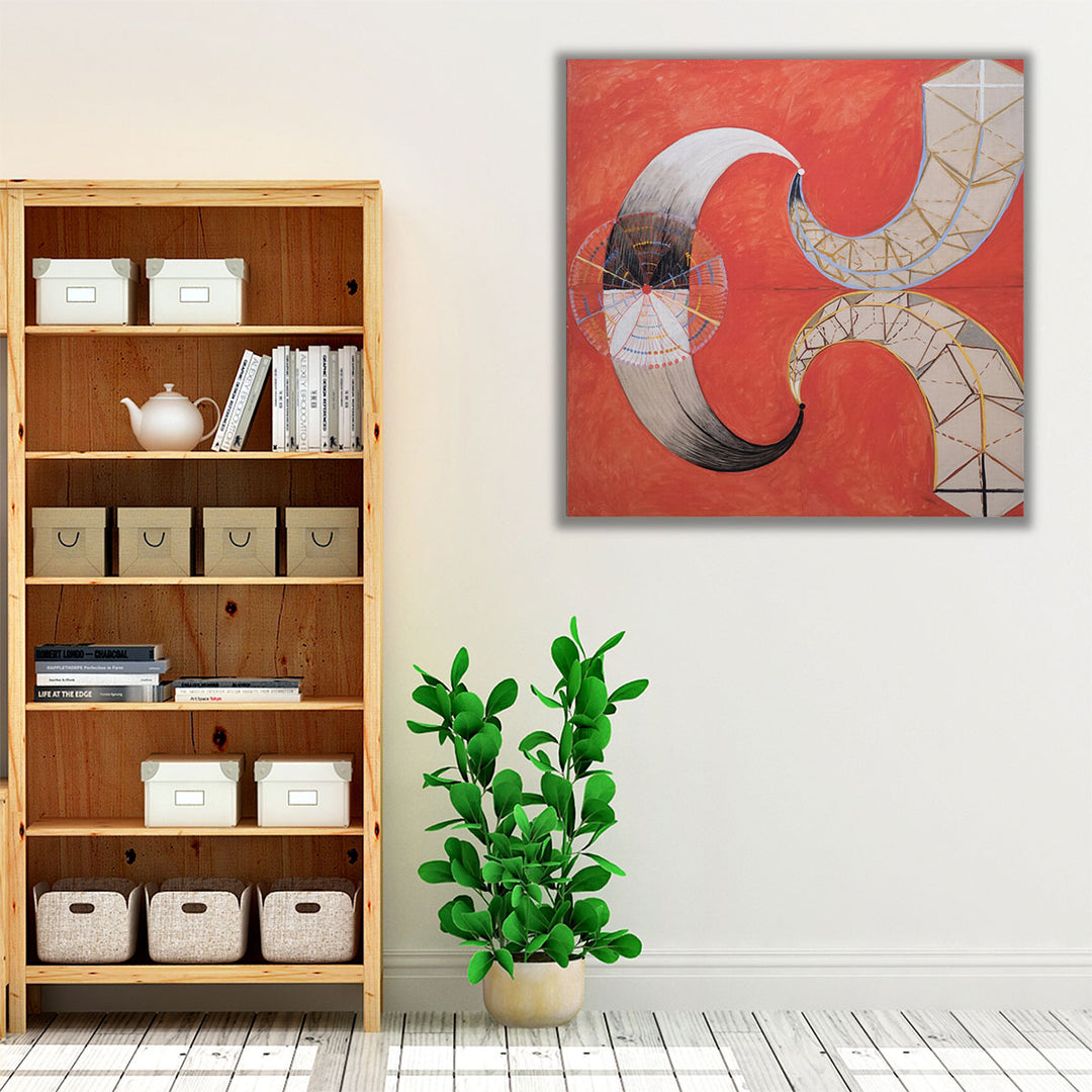 living room wall art – balanced shape motif