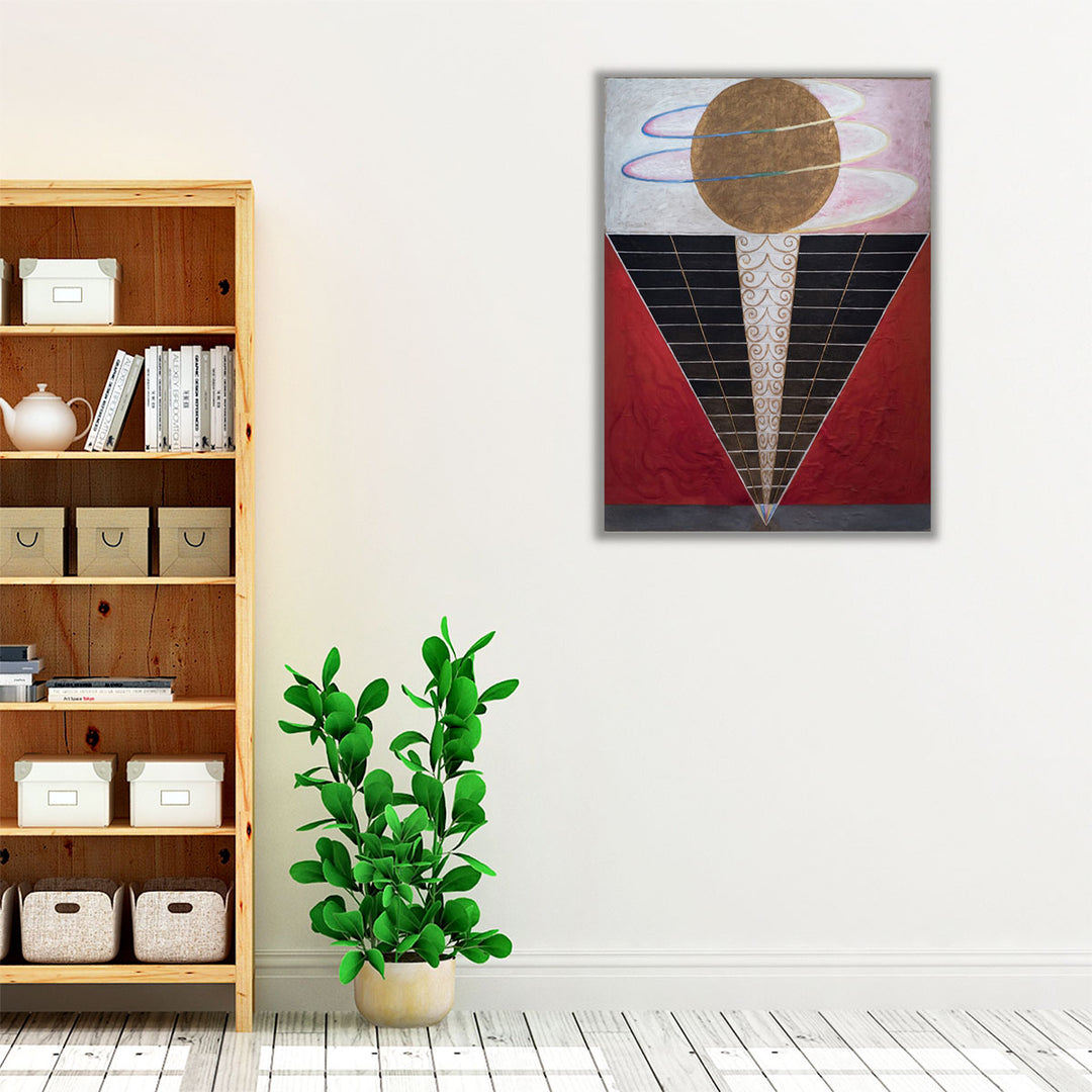 red black neutral art – contemporary hallway accent