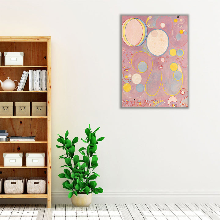 soft pink contour abstract home décor