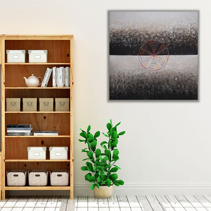 24x24 wrapped canvas bold abstract patterns