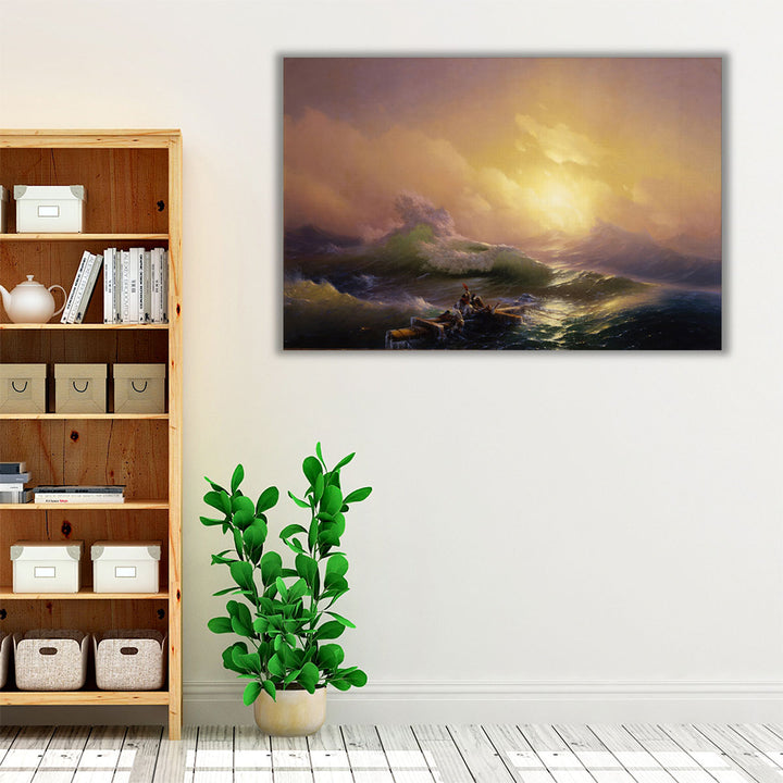 coastal hallway print – subtle seascape