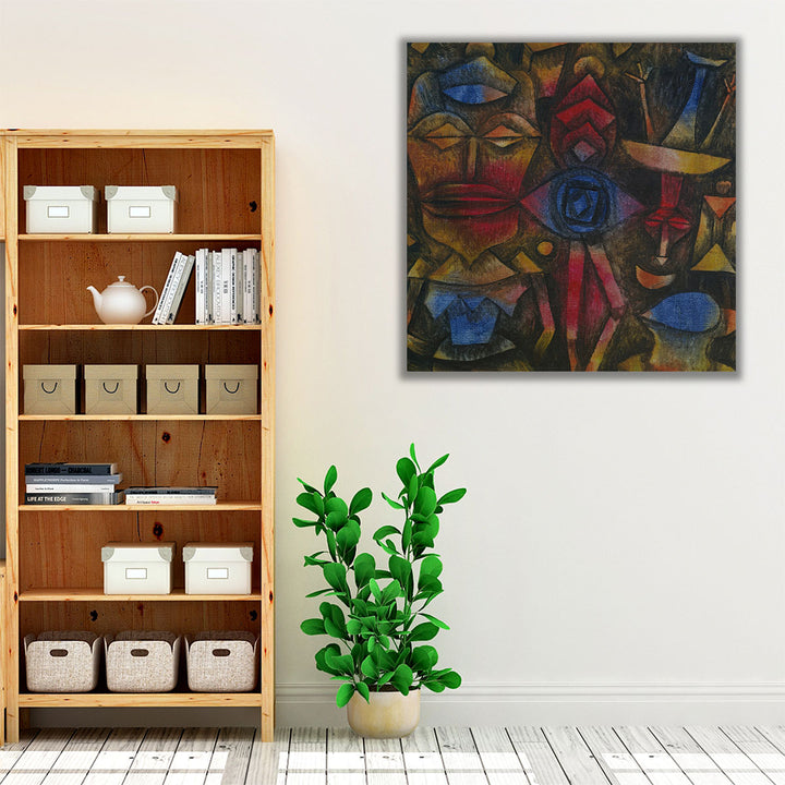 Hallway art modern figurative portrait canvas