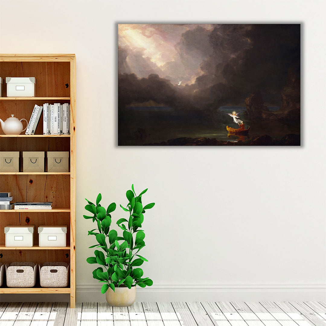Living room giant framed wall art statement
