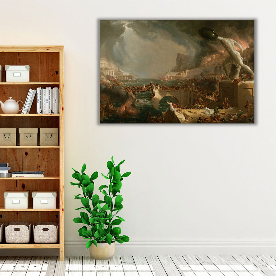 Vintage museum-style gallery wall décor