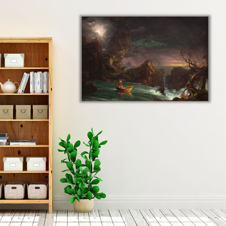 neutral toned scenic nature wall décor