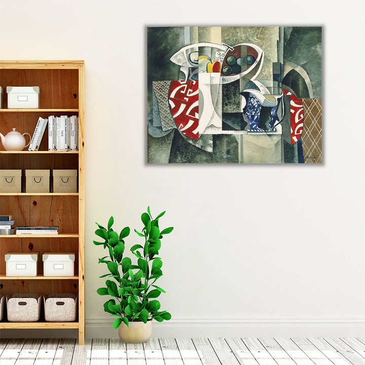 Living Room Wrapped Canvas – modern living room décor centerpiece