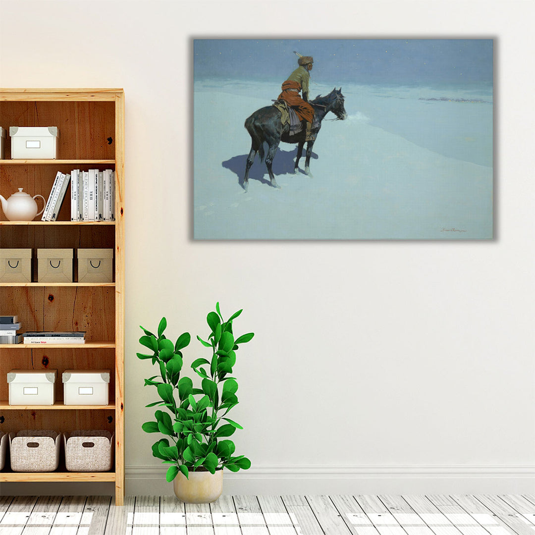 Espresso framed animal print for living room