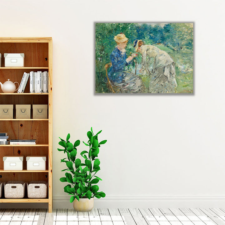 In the Bois De Boulogne - Canvas Print Wall Art