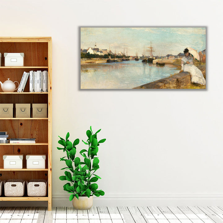 Living room Wrapped Canvas – serene nautical décor centerpiece