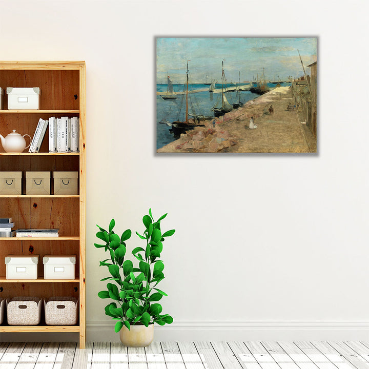 Living room Wrapped Canvas – coastal impressionist art