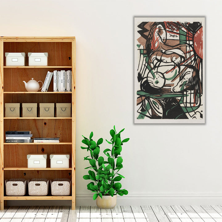 Espresso Framed Canvas – framed equine artwork