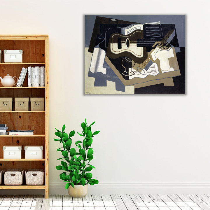 Musical cubist wall art for modern interiors