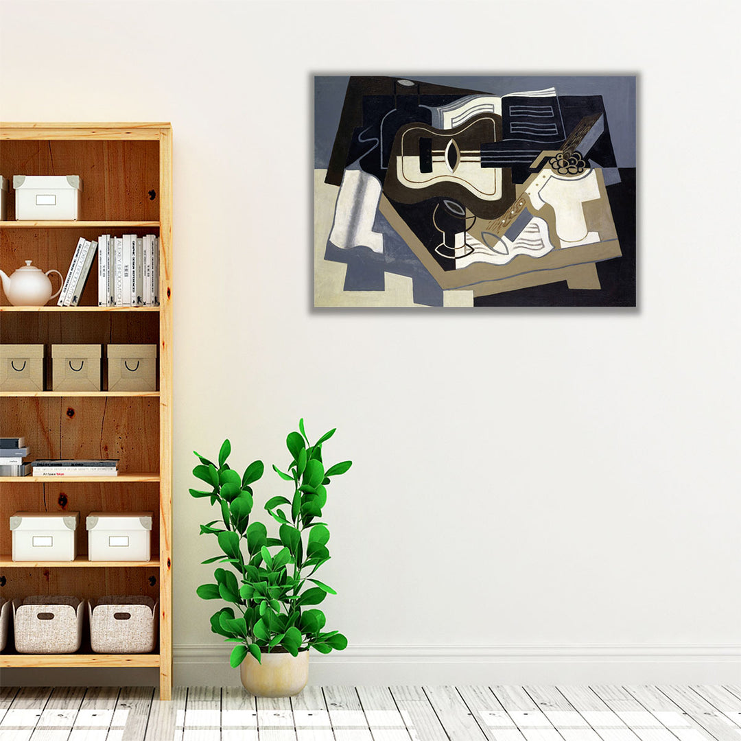 Guitar and Clarinet, 1920 - Canvas Print Wall Art