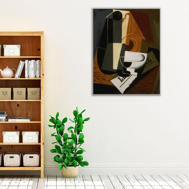Wrapped canvas espresso framed coffee motif