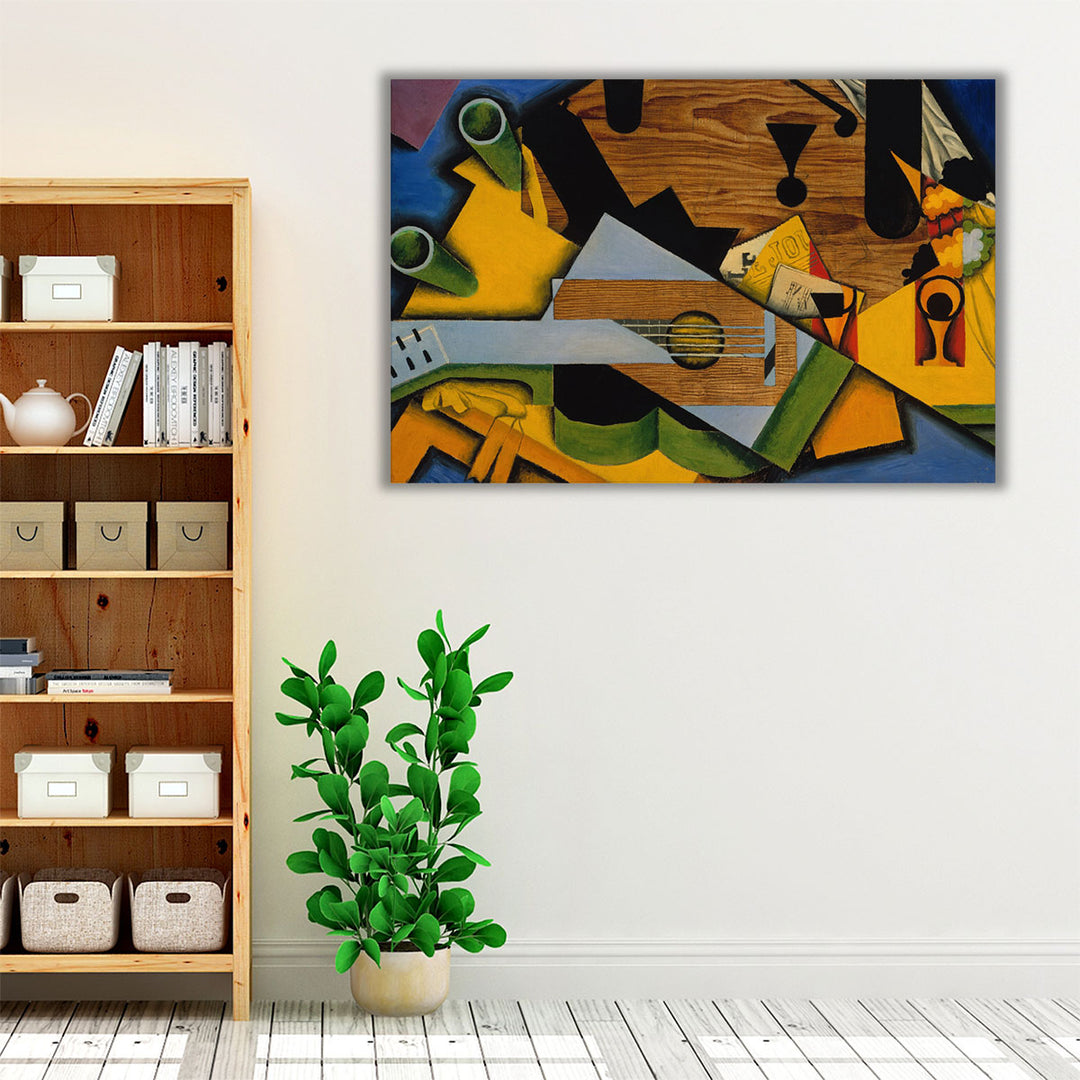 Musical abstract wall art for modern living room