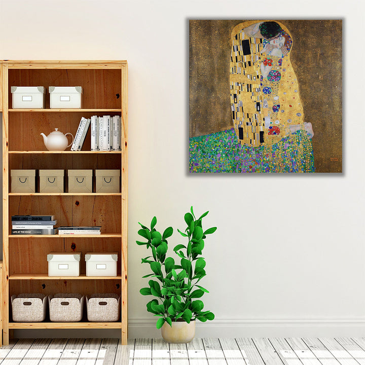 The kiss, Lovers, 1908 - Canvas Print Wall Art