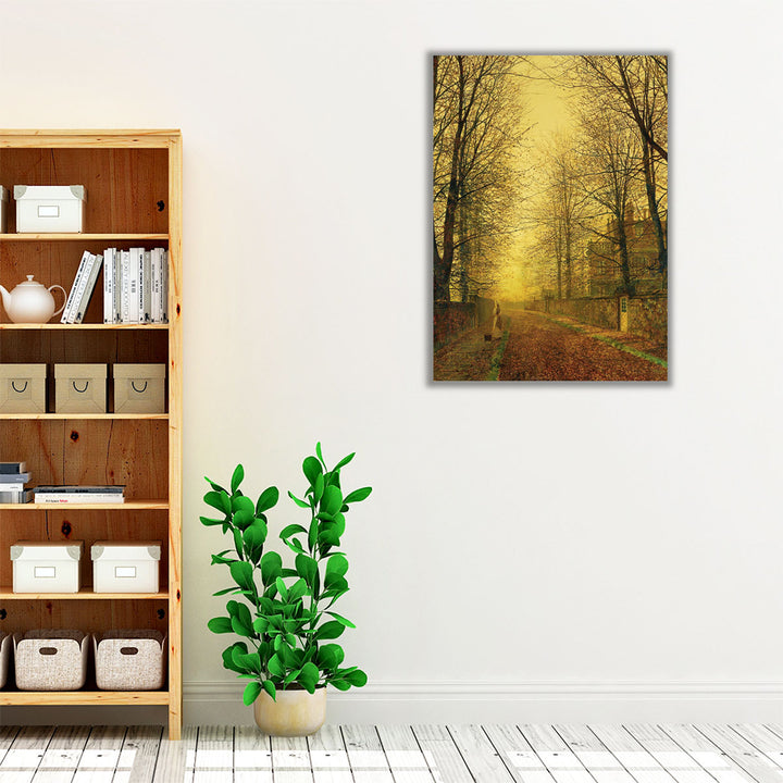 In Autumn’s Golden Glow - Canvas Print Wall Art