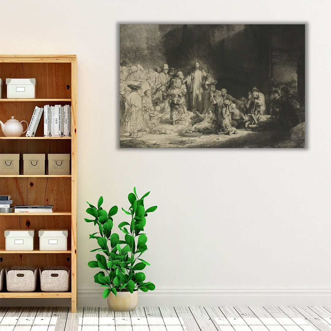 Christ Healing the Sick - Canvas Print Wall Art
