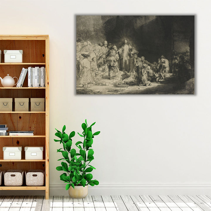 Christ Healing the Sick - Canvas Print Wall Art