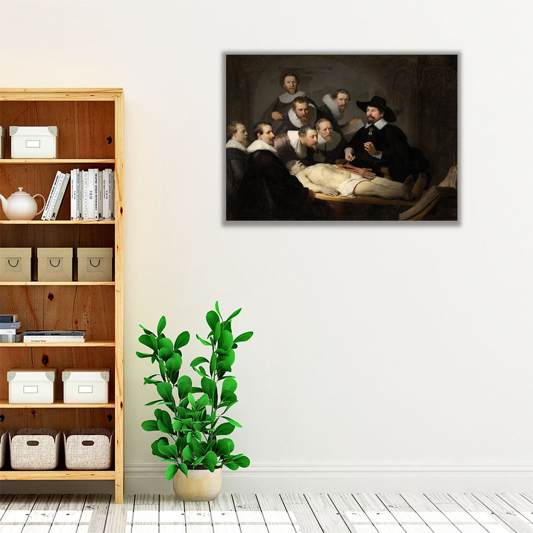 The Anatomy Lesson of Dr Nicolaes Tulp, 1632 - Canvas Print Wall Art