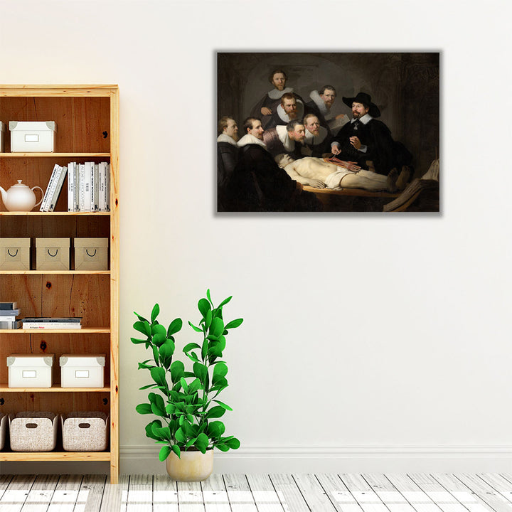 The Anatomy Lesson of Dr Nicolaes Tulp, 1632 - Canvas Print Wall Art