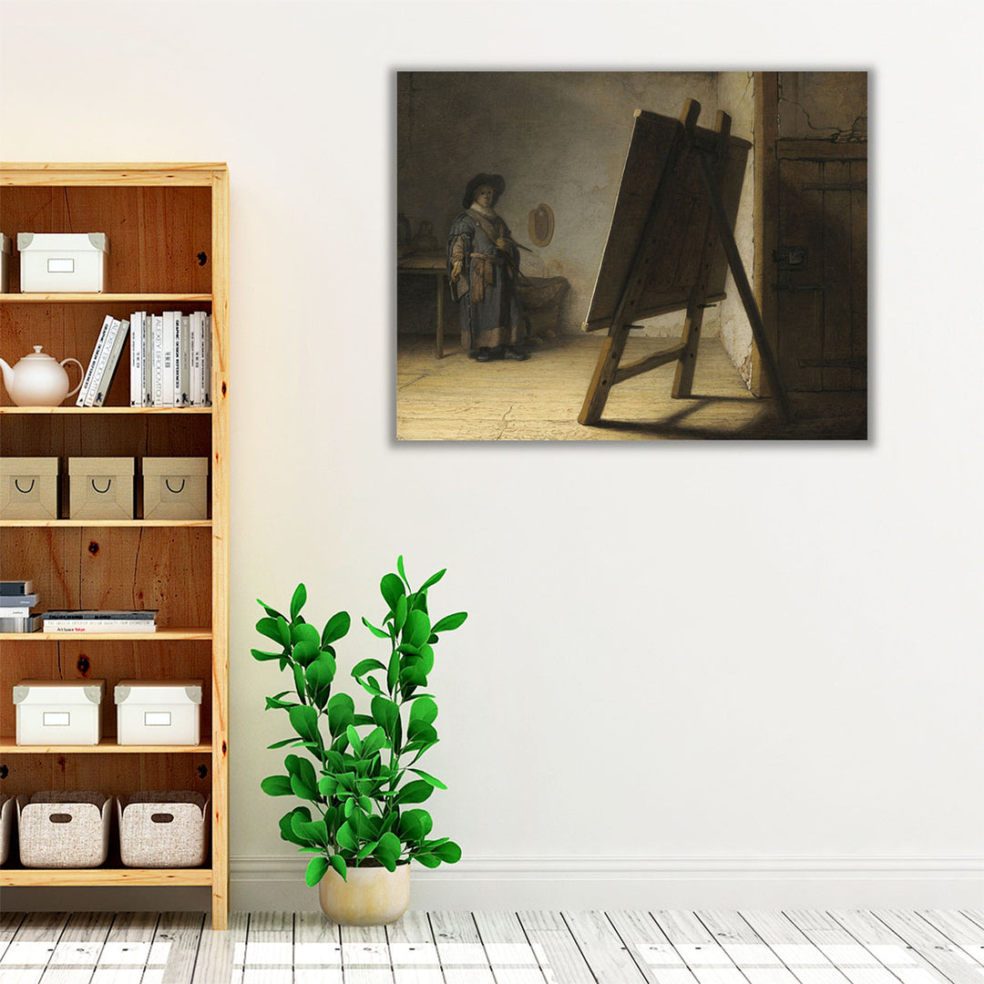 The Artist In His Studio, 1628 - Canvas Print Wall Art
