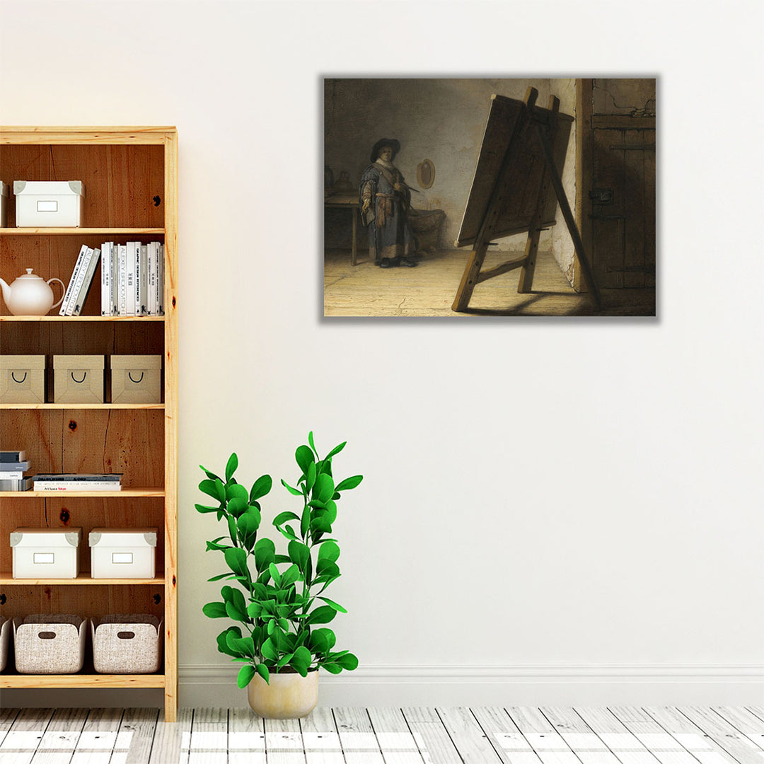 The Artist In His Studio, 1628 - Canvas Print Wall Art