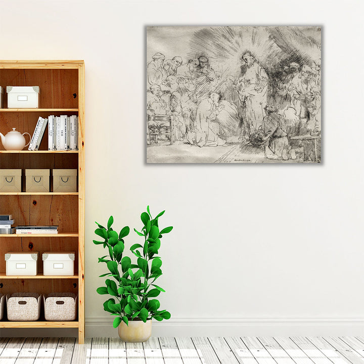 Christ Appearing to the Apostles, 1656 - Canvas Print Wall Art
