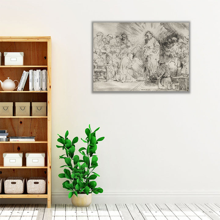 Christ Appearing to the Apostles, 1656 - Canvas Print Wall Art